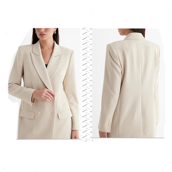 Express Double Breasted Corsage Blazer Size XL - Picture 1 of 7
